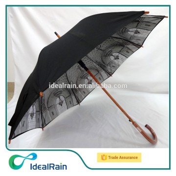 OEM Inside full print romantic nice design umbrellas