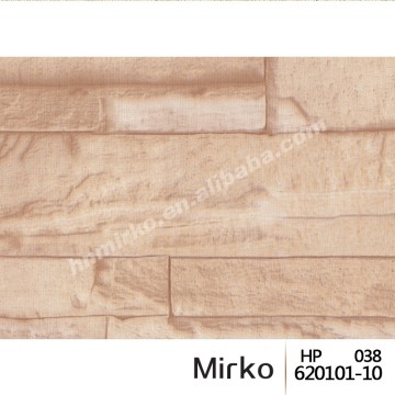 3D wall paper embossed faux leather