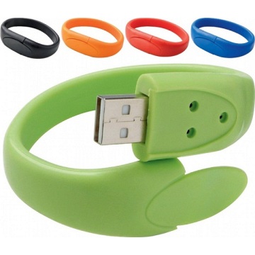 2019 Thời trang mới USB Flash Drive Bracelet Silicone Bracelet, vòng đeo tay tùy chỉnh