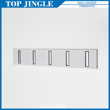 Wall Mounted Metal Folding 5 Short Coat Hanging Rack