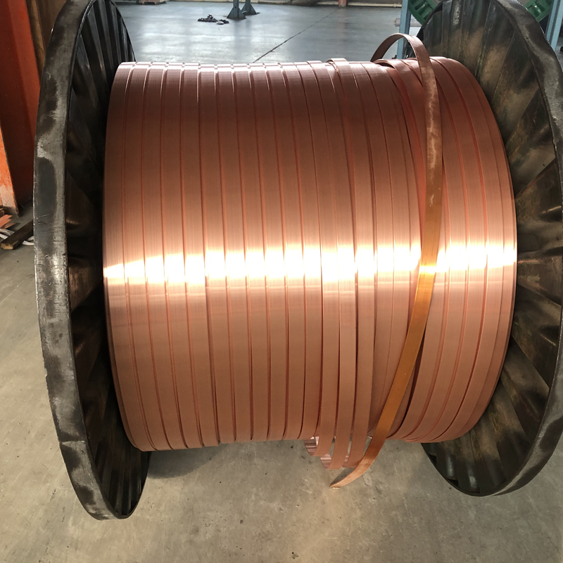 China Factory Wholesale 24 ga 26 Ga thin pure red copper strip