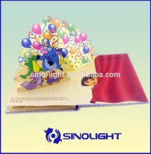 Hot Sales Children Activity Book 3D Pop-up Book publisher 3D Printing Service Custom Design Printing For Kids