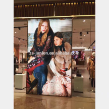 33MM indoor led backlit display frameless tension fabric display