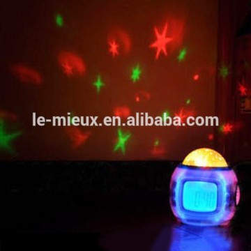 Romantic LED Star Sky Projector Music Clock
