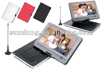 Portable DVD movie player with fm TV game player