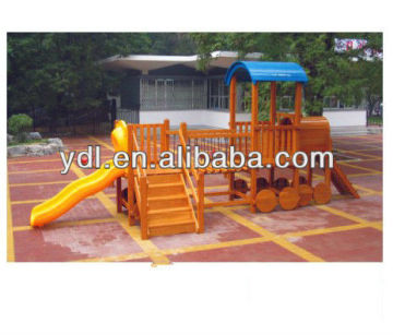 Popular Outdoor kids Wooden Slide