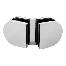 D-Shape 135-Degree Glass to Glass Shower Door Bracket