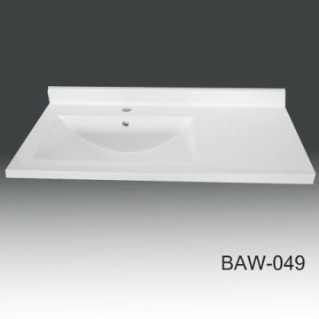 resin sink,acrylic solid surface hotel sink, hotel bathroom basin