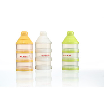 Recipiente de pó de leite de três camadas BPA Free Dispenser