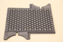 Railway insulating rubber pad