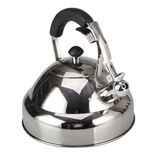 Stainless Steel Whistling Teapot with Capsule Bottom