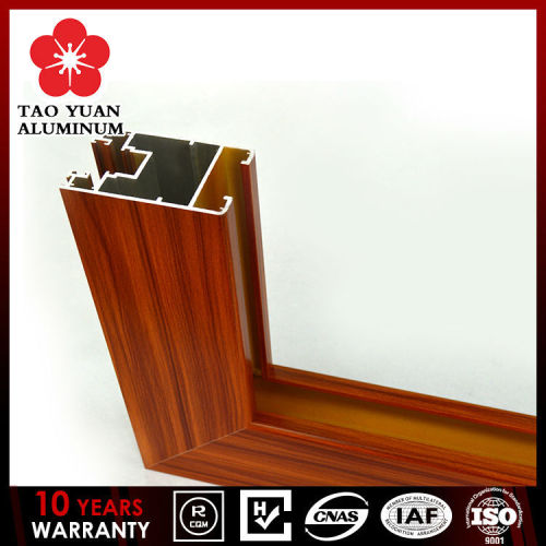 Competitive price Wooden grain aluminium 6063 profiles