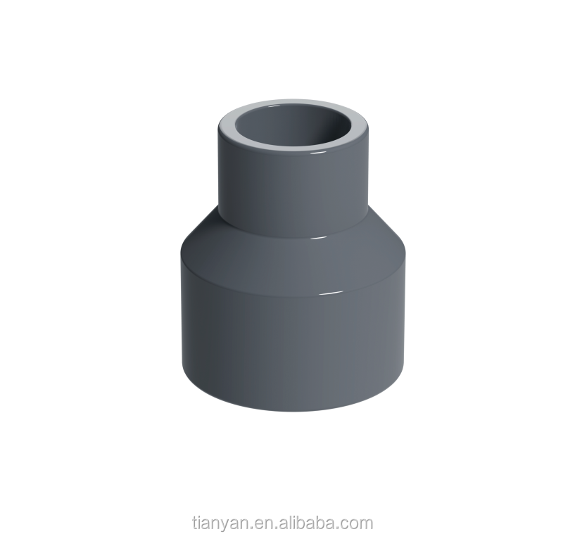 Factory price Manufacturer good quality PVC Fitting UPVC Rubber Joint plastic pipe fitting for Industry use grey color union