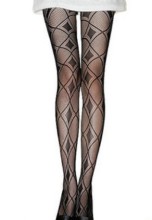 High Stretch Sexy Rhombus Pattern Mesh Stocking Fishnet Pantyhose 113