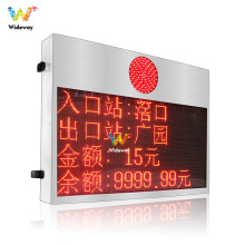 304 stainless steel fee amount led display screen