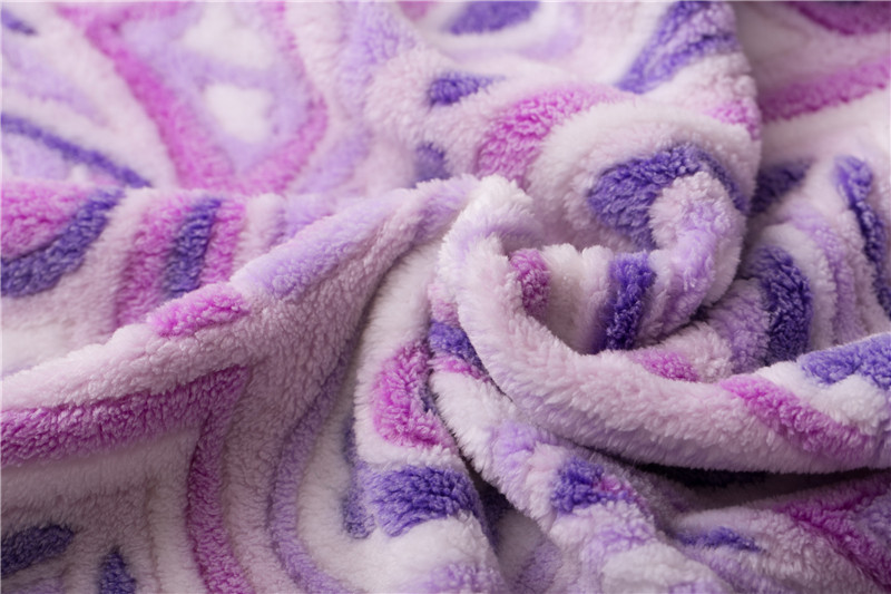 Plüschkorallen-Fleece-Stoffmaterial für Decke
