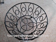 Black Round Bread Basket Fruit Bowl