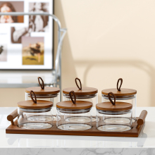 Nordic Modern Glass Jar Set - Custom Kitchen Storage Canisters