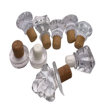 Custom Crystal Cap Polymer Wine Stopper