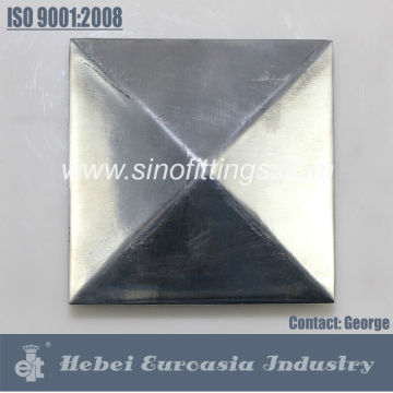 Fence post cap stainless steel