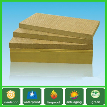 Rock wool board/Rock wool board with foil on one side /rock wool insulation board