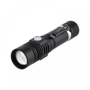 Small Zoom LED Flashlight with USB harging