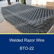 Latin America Razor Wire Fence/Welded Razor Wire Mesh Fence/Security Razor Wire