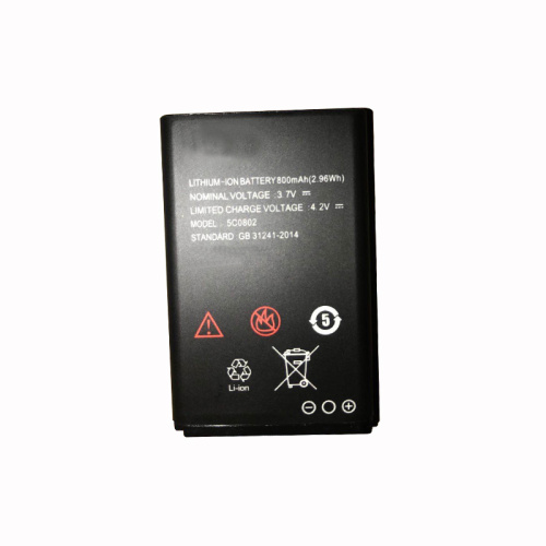 Batteria per telefono cellulare Li-ion 5C 3.7V 800mAh