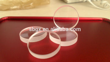 round quartz glass discs