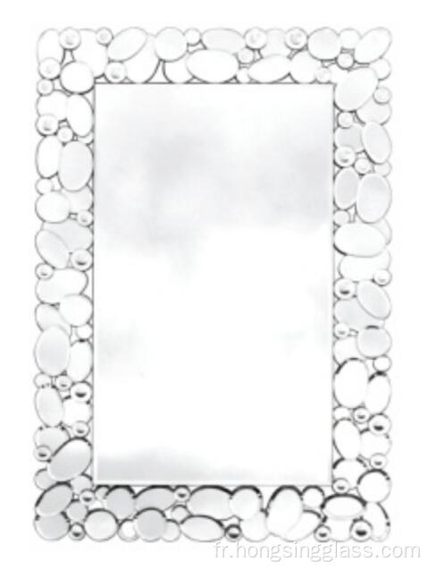 Miroir suspendu rectangulaire Décoration des miroirs ovales