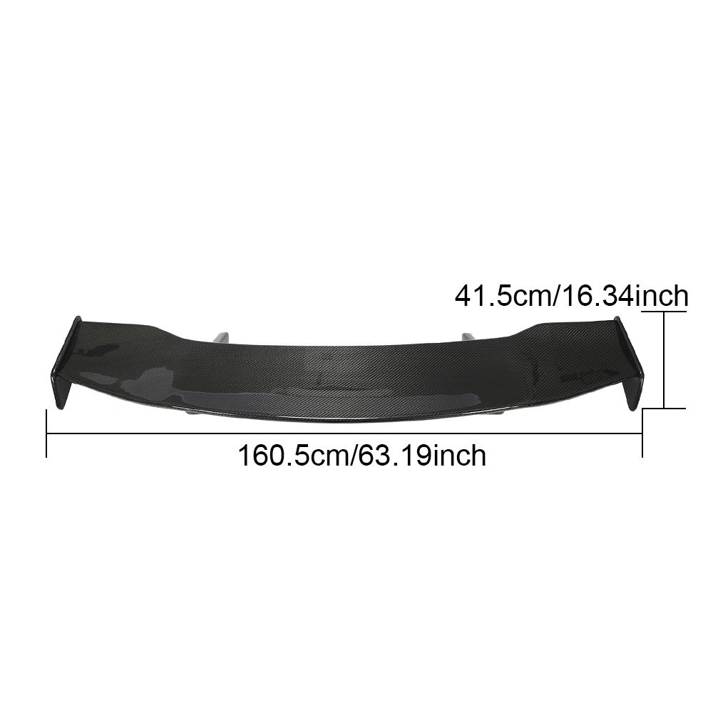 LP570 Dry Carbon Fiber High Racing Wing Spoiler for Lamborghini Gallardo LP570