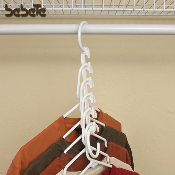 Space Saver Storage White Plastic 10 Pack Wonder Hanger