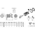 Momentaire Spring-Reset schroef Terminal Style Sleutelschakelaar