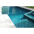 Mosaico verde y azul PISO PISCINA PISCINA AJILLA