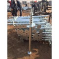 Different Flange Ground Screw Pile Helical Piers