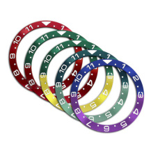 38MM Watch Ring with 12-Hour Outer Ring for SKX007 and SKX011 Diver Watches - Alloy Material