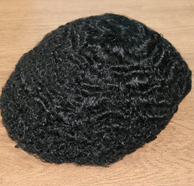 System Human Hair Piece Skin Hair System for Men