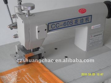 Ultrasonic lace machine embossing