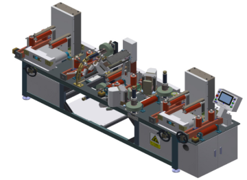 Automatic Profile Film Sticking Machine Film Tapping Machine