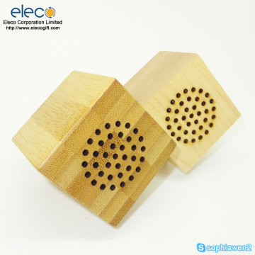 Real bamboo or wood speaker