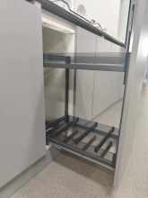 Pull Out Vertical Basket Kitchen Hardware Accessories Side Mount Spice Bottle Storage Drawer Basket