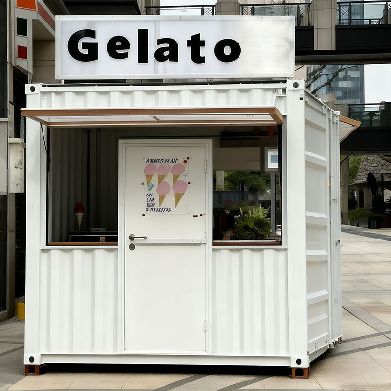 Modular Folding House for Pop-Up Beverage Stalls