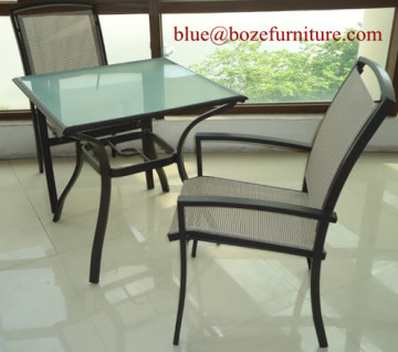 Textilene Dining Garden Furniture (BZ-DT004)