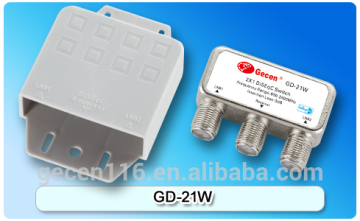 2x1 diseqc switch waterproof 2 in 1 out satellite diseqc switch diseqc 1.1 switch