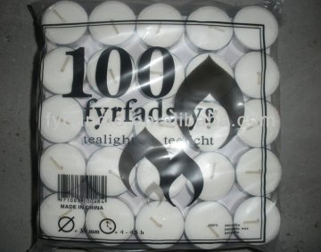 100 Quality Tealight Candles