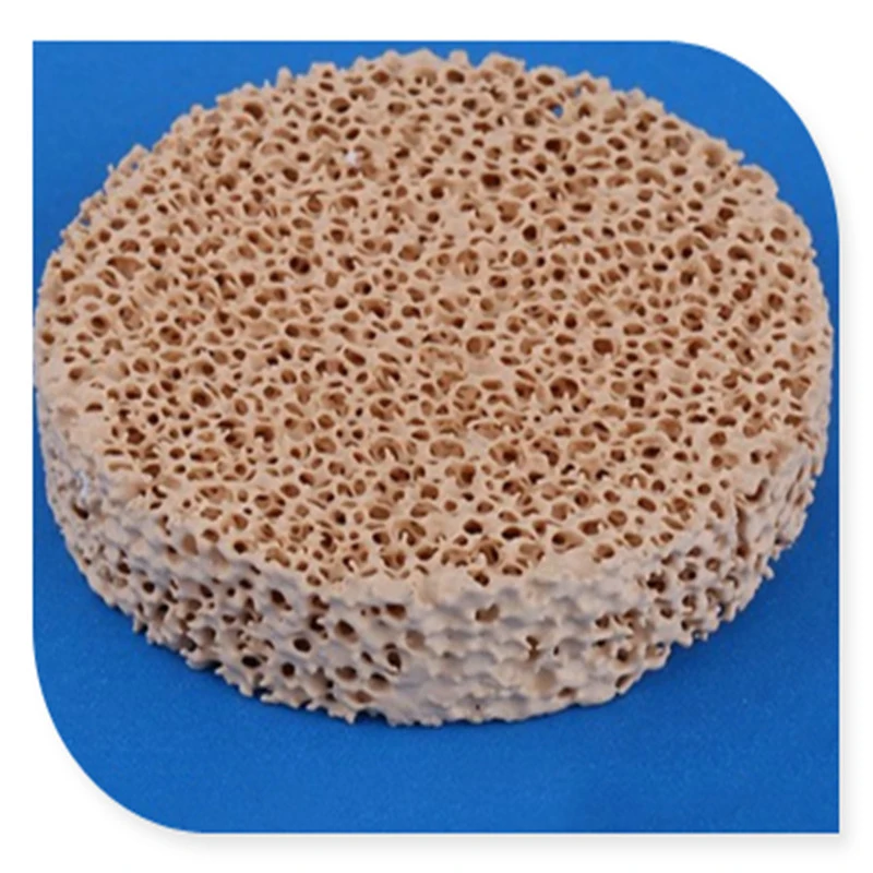 Alumina Porous Foam Ceramic Filter for Metal Casting (Material: Silicon carbide, Alumina, Zirconia)