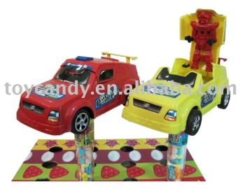 YWA-733 Police Car Toy Candy