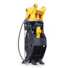 Rotary Wood Rock and Stone Grapple for Excavator