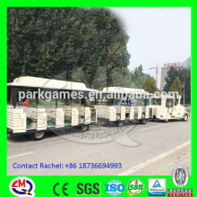 Diesel Engine Fun Train Type fiberglass trackless train