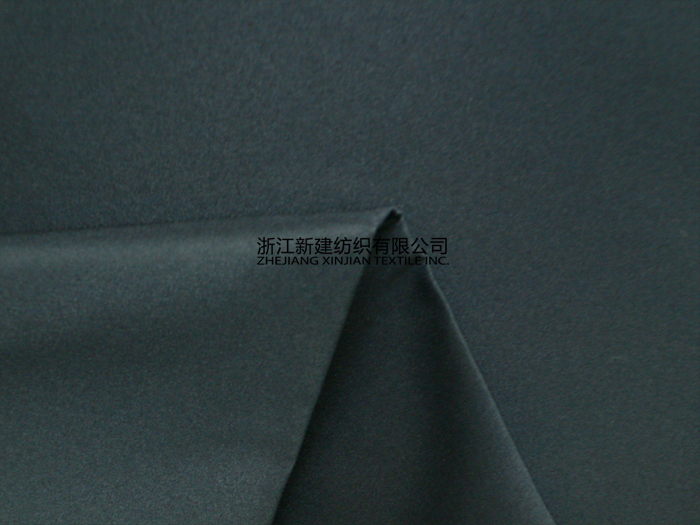 100% Polyester Navy Blue Peach Skin-like Fabric 